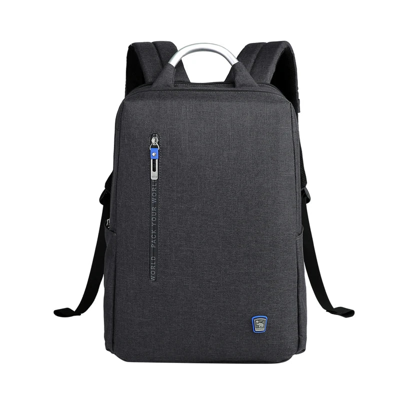 OIWAS Men Business Backpack Waterproof Travel Laptop Backpack Fashion Student School Backpacks Digital Bag New Woman Mochila Black
