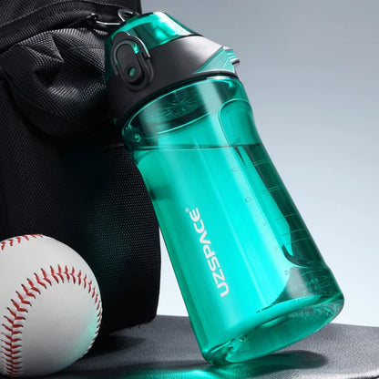UZSPACE 750ml Sport Water Bottles Portable Tritan BPA Free 550ml Green 501-800ml