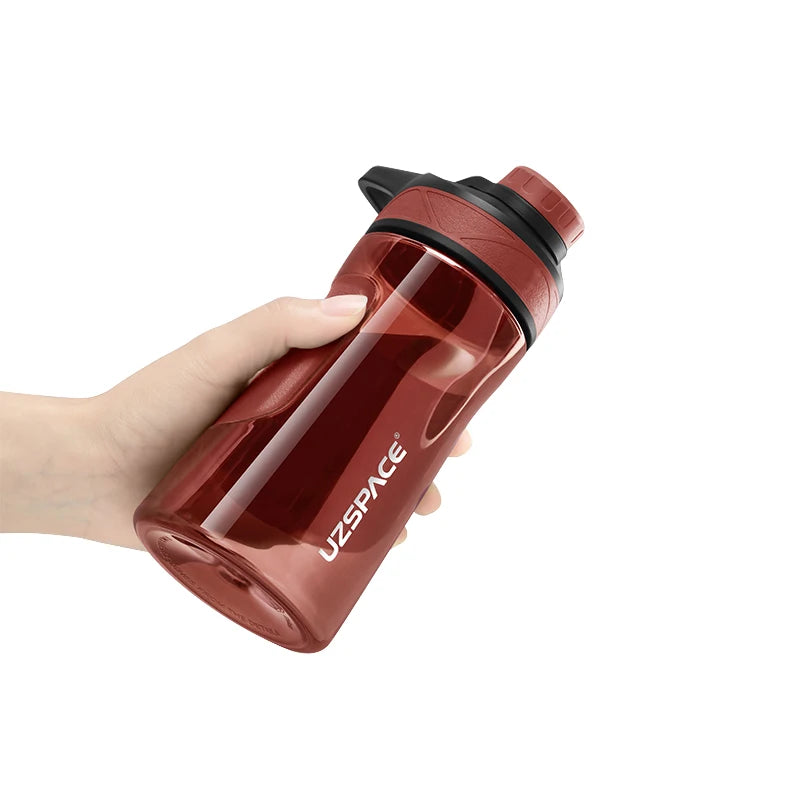 New UZSPACE Water Bottle BPA Free Shaker Portable 9009 Red 500ML 500-800ml