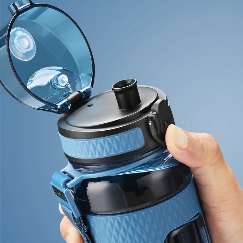 UZSPACE Sports Water Bottles Leak-proof Drop-proof Portable Shaker BPA Free