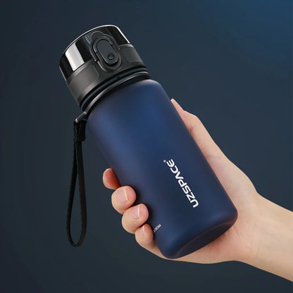 UZSPACE 350ML Kids Water bottle Tritan BPA Free Deep Blue 350ml