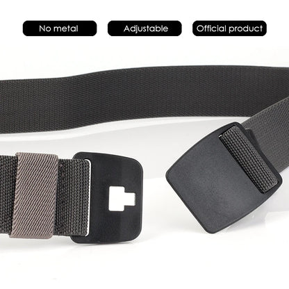 Metal-Free Stretch Belt High Quality Hard Nylon Quick Release Buckle