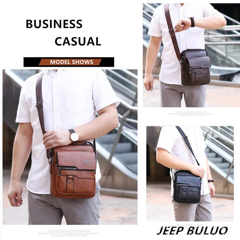 JEEP BULUO Luxury Brand Men's Handbag