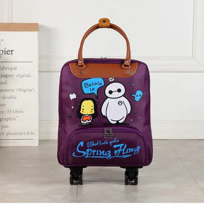 Wheeled bag for travel Oxford Large capacity Luggage S