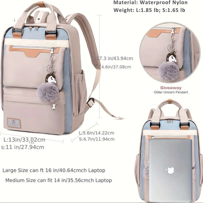Laptop Backpack 15.6 Inch Teacher Backpacks Anti Theft Travel College Bookbag 26 Backpack OK•PhotoFineArt OK•PhotoFineArt