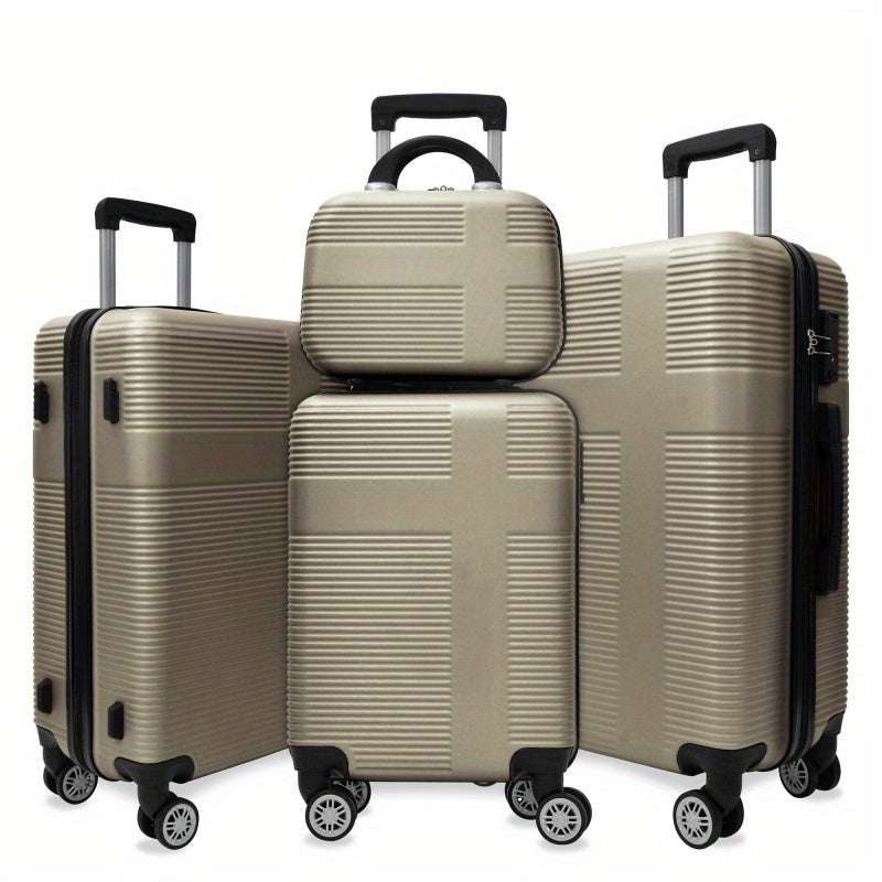 Luggage 4 Piece Set 12/20/24/28" with Spinner Wheels, TSA Lock, Checked Luggage 163 Luggage OK•PhotoFineArt OK•PhotoFineArt