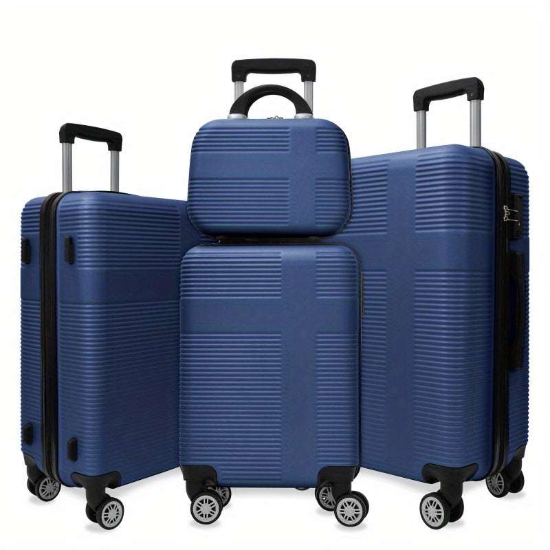 Luggage 4 Piece Set 12/20/24/28" with Spinner Wheels, TSA Lock, Checked Luggage 163 Luggage OK•PhotoFineArt OK•PhotoFineArt