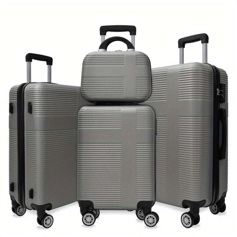 Luggage 4 Piece Set 12/20/24/28" with Spinner Wheels, TSA Lock, Checked Luggage 163 Luggage OK•PhotoFineArt OK•PhotoFineArt