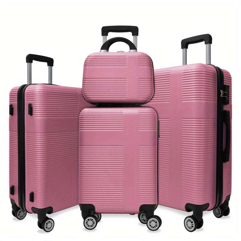 Luggage 4 Piece Set 12/20/24/28" with Spinner Wheels, TSA Lock, Checked Luggage 163 Luggage OK•PhotoFineArt OK•PhotoFineArt