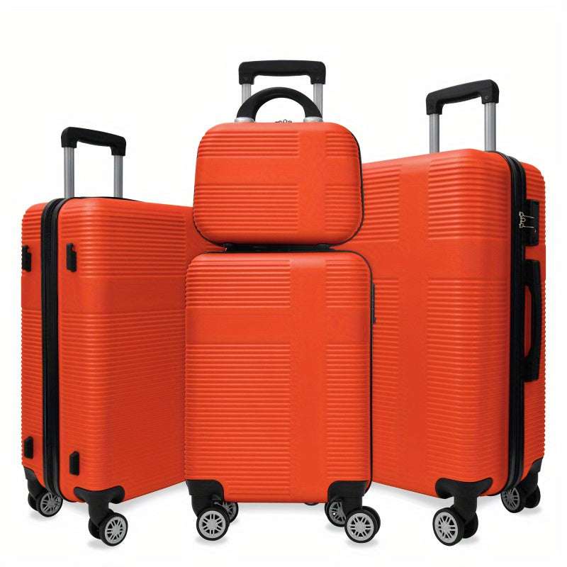 Luggage 4 Piece Set 12/20/24/28" with Spinner Wheels, TSA Lock, Checked Luggage 163 Luggage OK•PhotoFineArt OK•PhotoFineArt