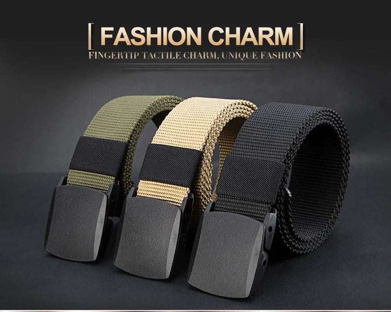 Men's Nylon Army Tactical Military Canvas Belt 13 Belt JIFANPAUL OK•PhotoFineArt