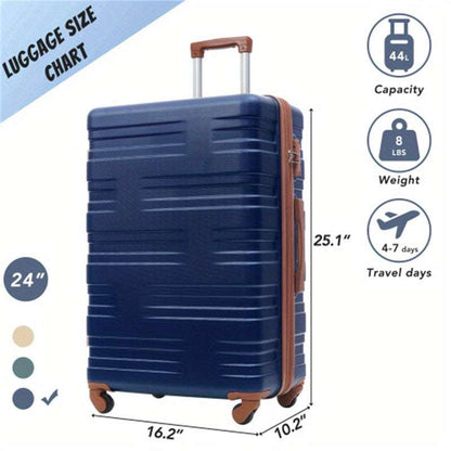 Merax Luggage with TSA Lock Spinner Wheels Hardside Expandable Luggage ABS 24" 112 Luggage Merax OK•PhotoFineArt
