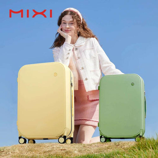 Mixi Patent Design Travel Luggage Women Men Suitcase On Wheels Spinner Trolley Case Bag 18" Carry On 20" 24" Check In 100% PC 116 Luggage HANKE OK•PhotoFineArt