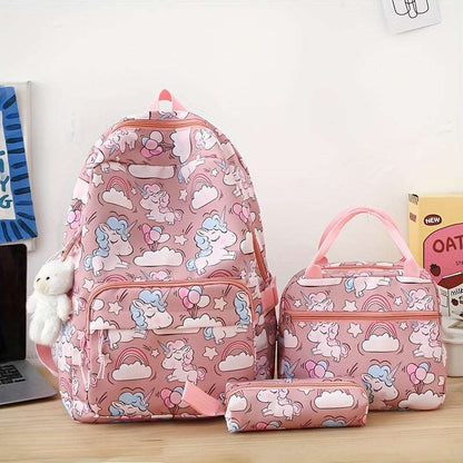 New 3-piece Lightweight School Backpack Students, Laptop Bag 22 Backpack OK•PhotoFineArt OK•PhotoFineArt