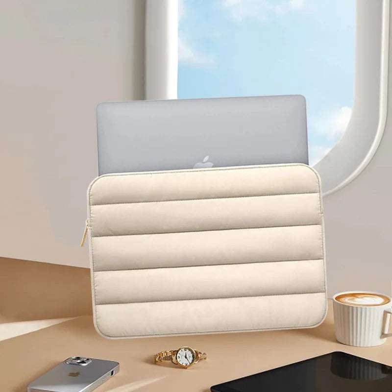 New Puffy Laptop Sleeve Cover Bag 11 12 13 14 15 Inch Candy Color Computer Carrying Case Bags for Ipad Macbook Asus HP Lenovo 15 OK•PhotoFineArt OK•PhotoFineArt