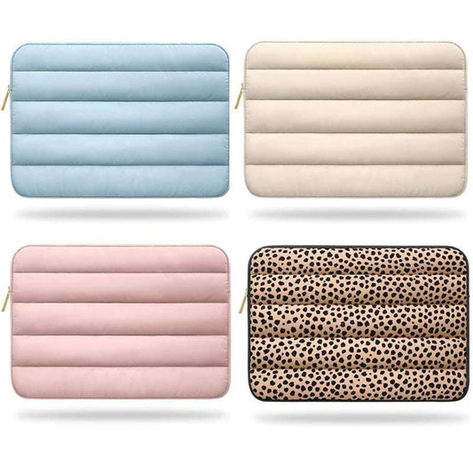 New Puffy Laptop Sleeve Cover Bag 11 12 13 14 15 Inch Candy Color Computer Carrying Case Bags for Ipad Macbook Asus HP Lenovo 15 OK•PhotoFineArt OK•PhotoFineArt