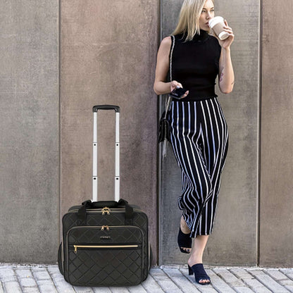 Rolling Laptop Bag Women, Rolling Briefcase for Women, 17.3 Inch Laptop Bag with Wheels 111 Luggage OK•PhotoFineArt OK•PhotoFineArt