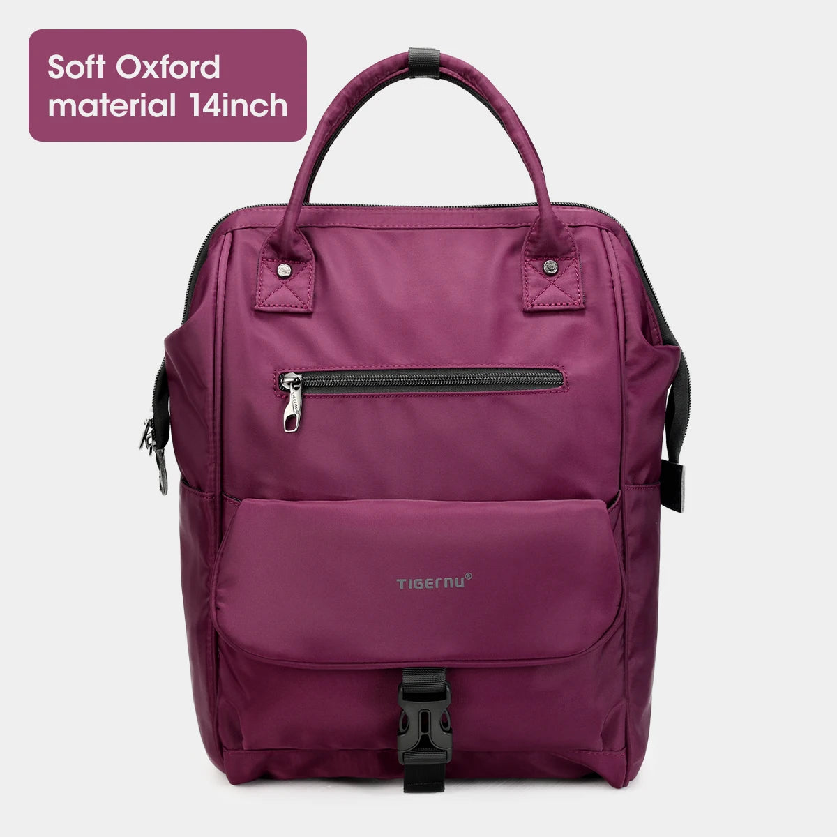 Tigernu Casual Backpack For Women Oxford Wine 14