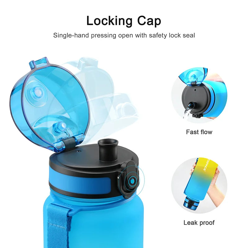 UZSPACE 350ML Water bottle Tritan BPA Free