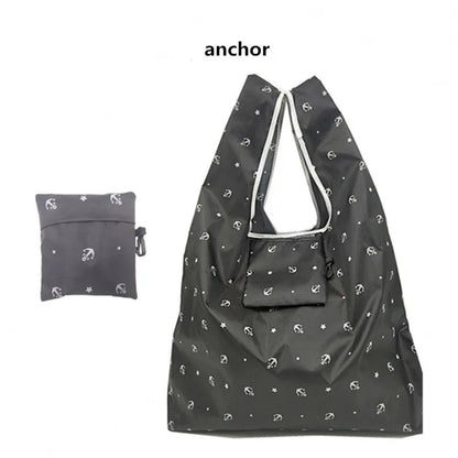 New Magic style Nylon Large Tote Reusable BFDR-Anchor