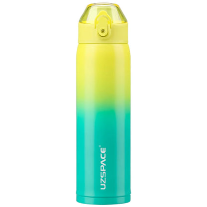 New 500ml Thermos Bottle 316 Double Vacuum Flask Stainless Steel Long-term insulation Yellow and Green 501-600ml