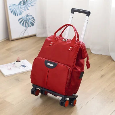 Wheeled bag for travel Trolley bag Women