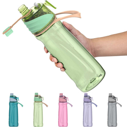 950ml Water Bottle Outdoor Sport Fitness Spray Bottle BPA Free Green 0.95L