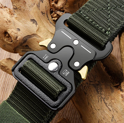 Men's Tactical Multi Function High Quality Marine Corps Canvas Belt