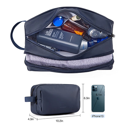 Women's Cosmetic Bag BAGSMART Waterproof Dopp Kit for Travel Dark blue S
