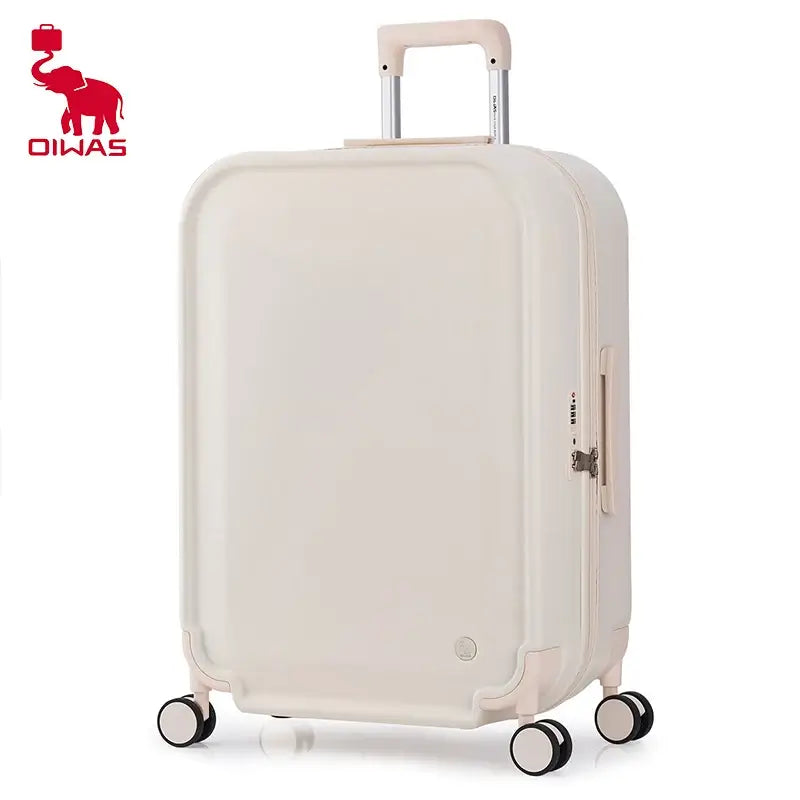 OIWAS Rolling Luggage Suitcase Travel Trolley Case Men Mute Spinner Wheels Rolling Baggage TSA Lock Carry On Boarding Cabin