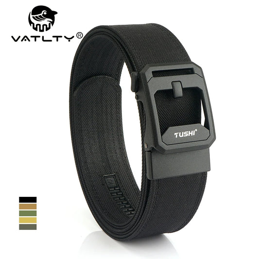 VATLTY 4.3cm Tactical Gun Belt 1100D Nylon Metal Automatic Buckle