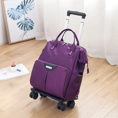 Wheeled bag for travel Trolley bag Women