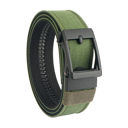 VATLTY New Hard Tactical Belt for Men Metal Automatic Buckle IPSC Gun Belt ArmyGreen 120cm