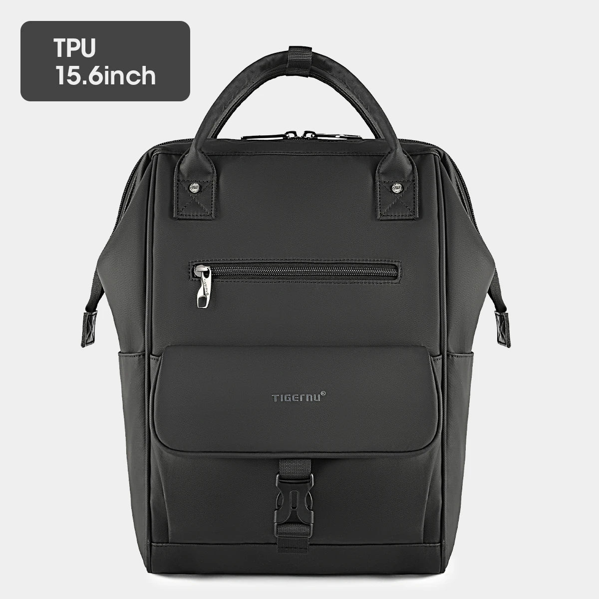 Tigernu Casual Backpack For Women TPU Black 15.6