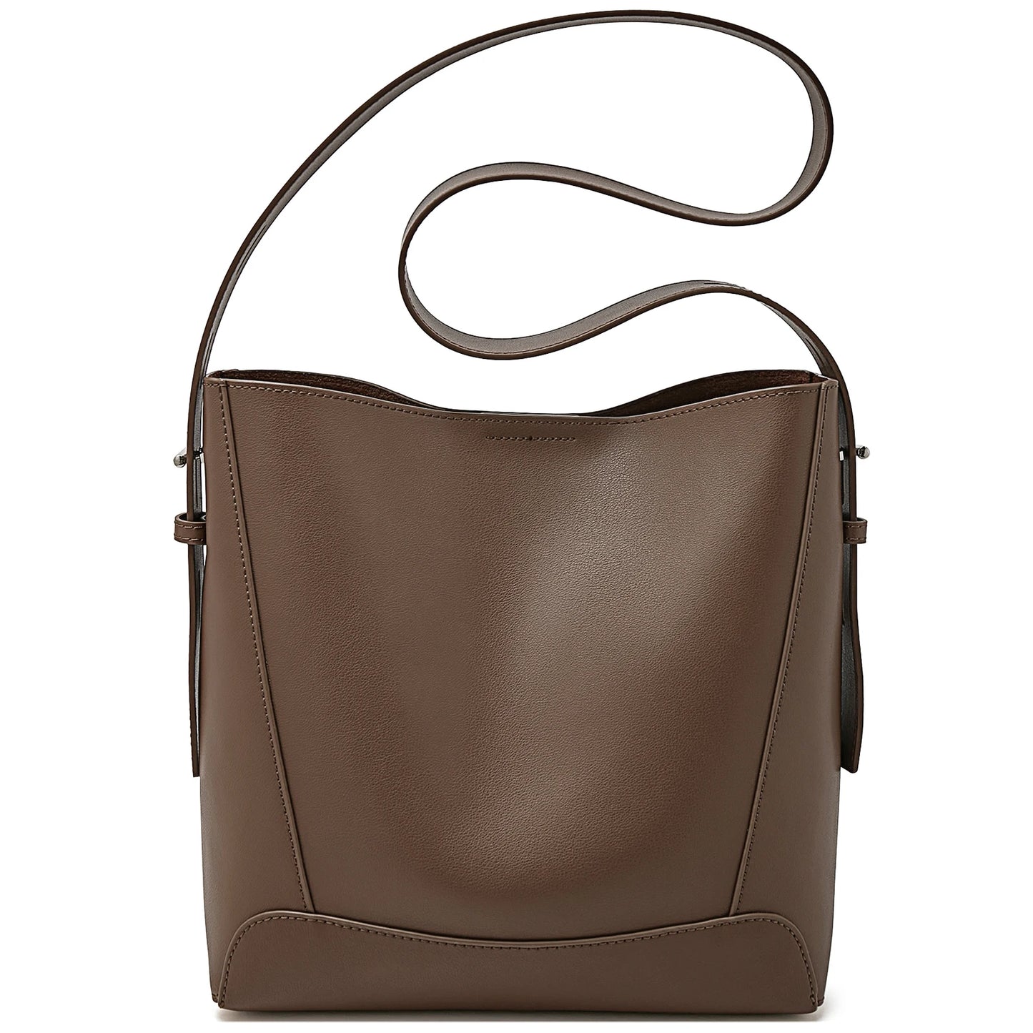 FOXER Lady Fashion Retro Shoulder Bag Large Capacity Brown