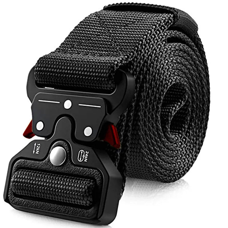 Men's Tactical Multi Function High Quality Marine Corps Canvas Belt