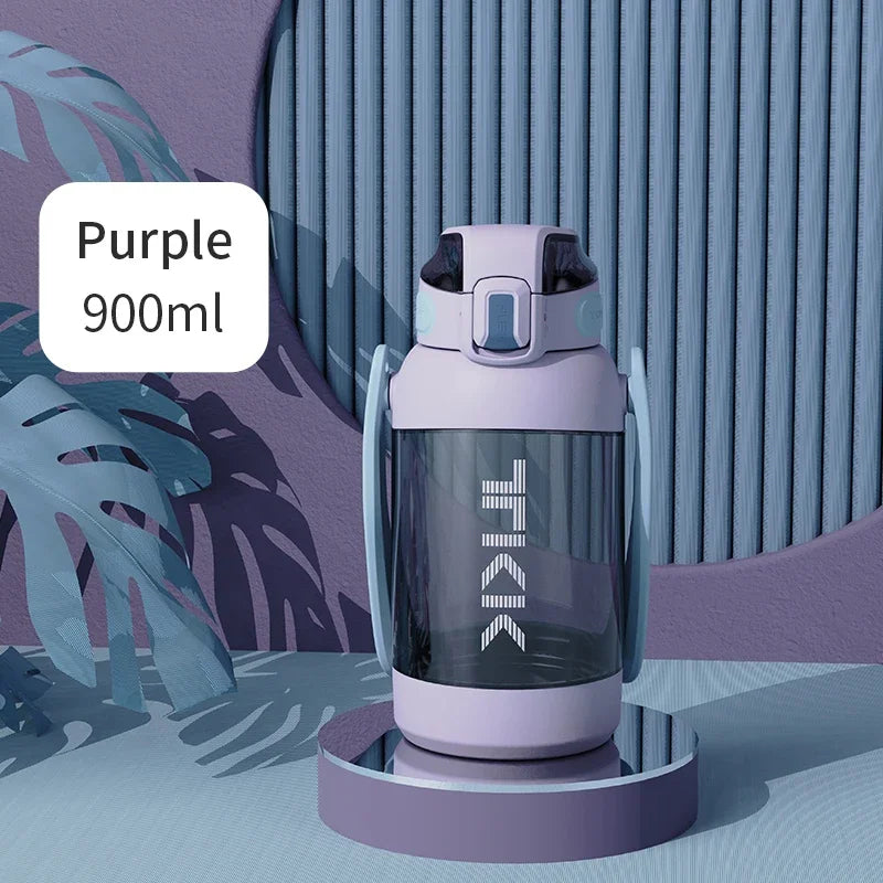 TKK Sports Water Bottle Tritan material Large Capacity Cup BPA-Free Purple 900ml 900ml 1400ml