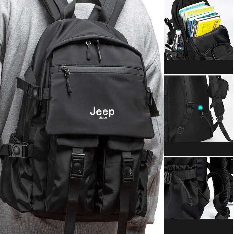 JEEP BULUO Brand Men Shoulder Backpack