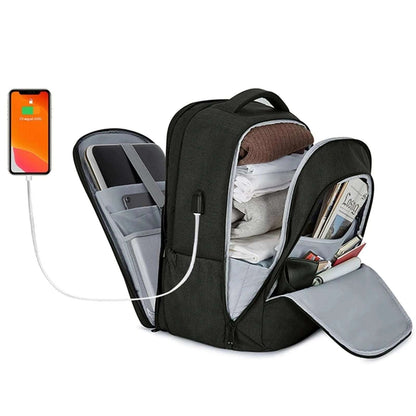 BAGSMART Backpacks 17.5''/15.6'' Notebook with USB Charging Port