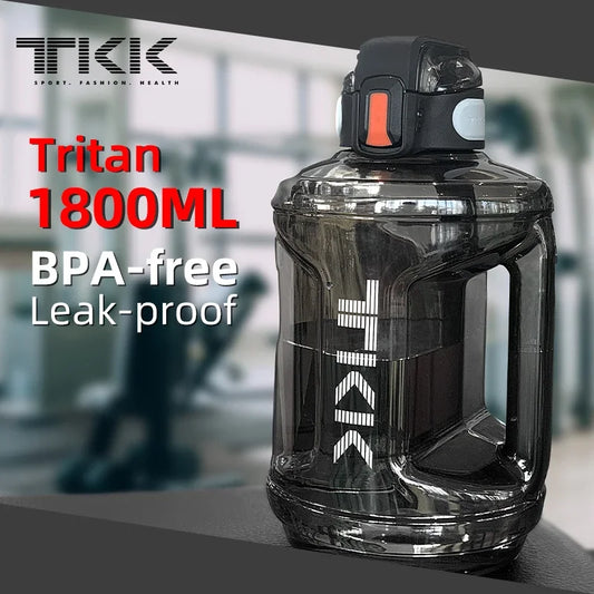 TKK 2300ml Sports Water Bottle BPA-free Large Capacity Tritan material
