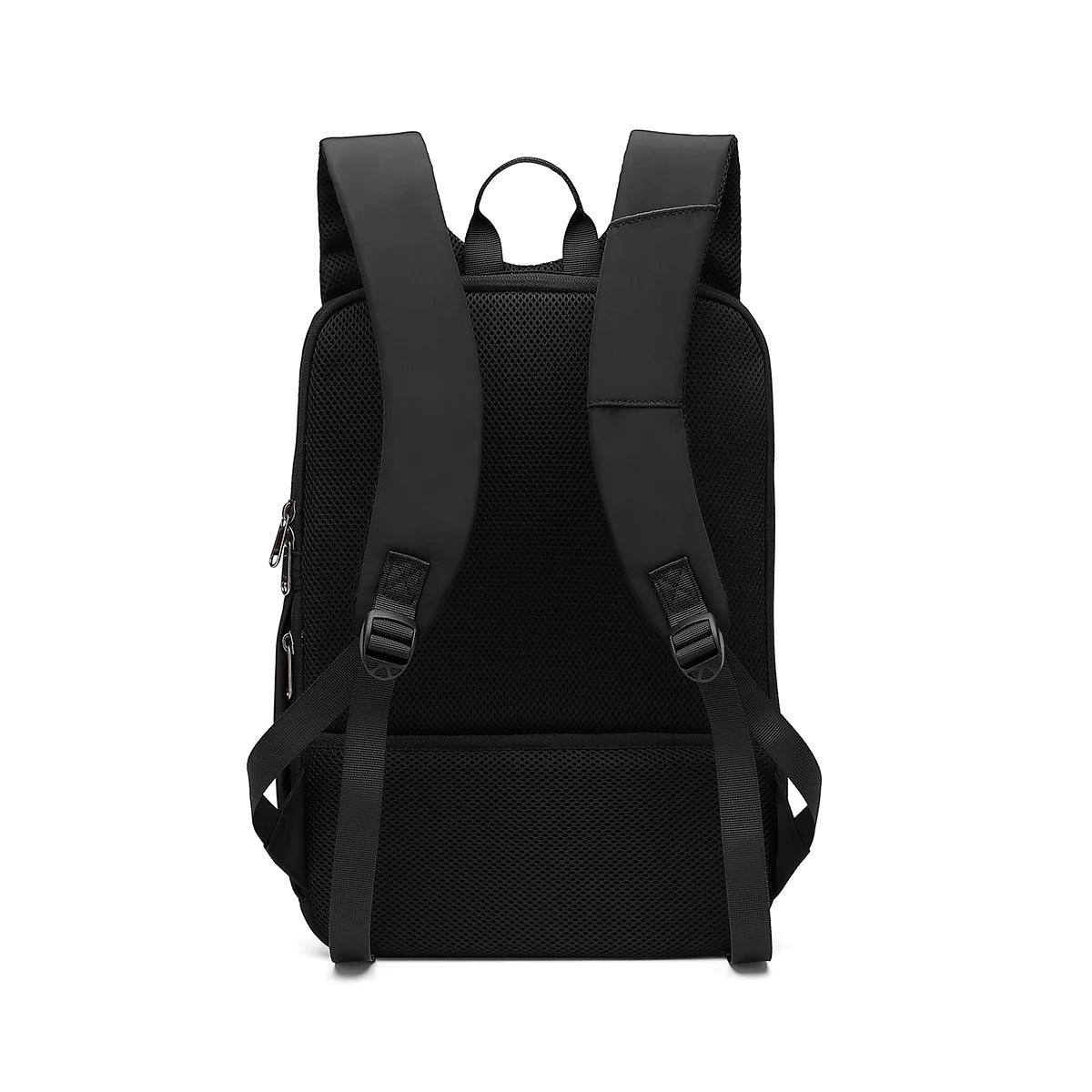 BISON DENIM Ultra-thin Laptop Backpack Lightweight Comfortable Men Women Business Office Work Bag Computer Unisex Slim Bag