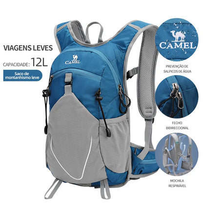 GOLDEN CAMEL Hiking Backpacks Men Women Mountaineering Bags for Men Sport Schoolbag Cross-country Running Cycling Outdoor Travel Blue