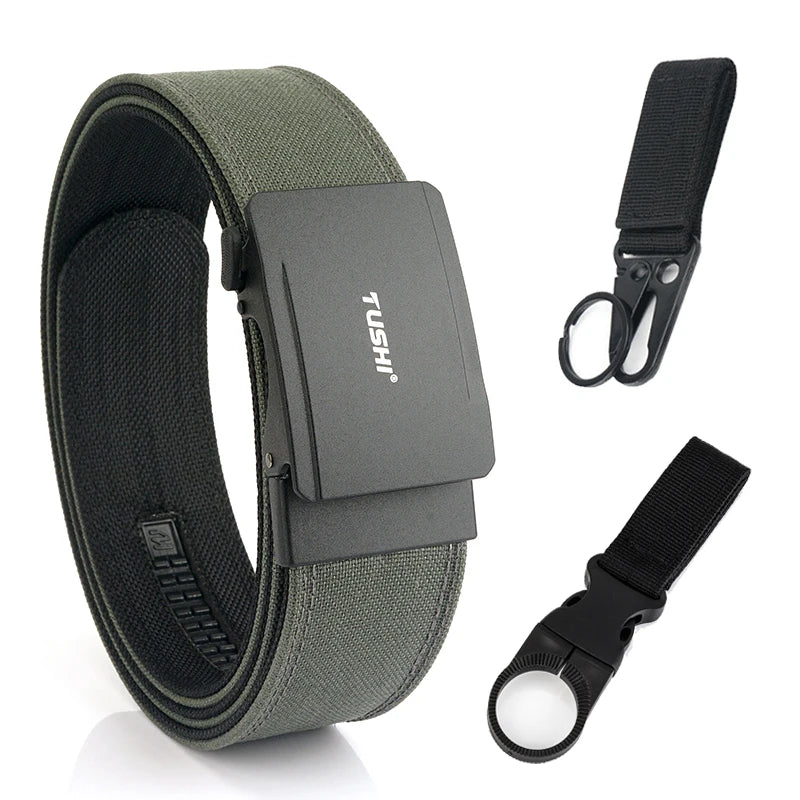 VATLTY Official Genuine 4.3cm Military Tactical 1100D Nylon IPSC Gun Belt Gray set A 120cm