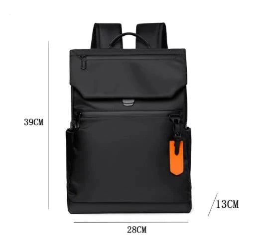 High Quality Waterproof Men's Laptop Backpack USB Charging Black M