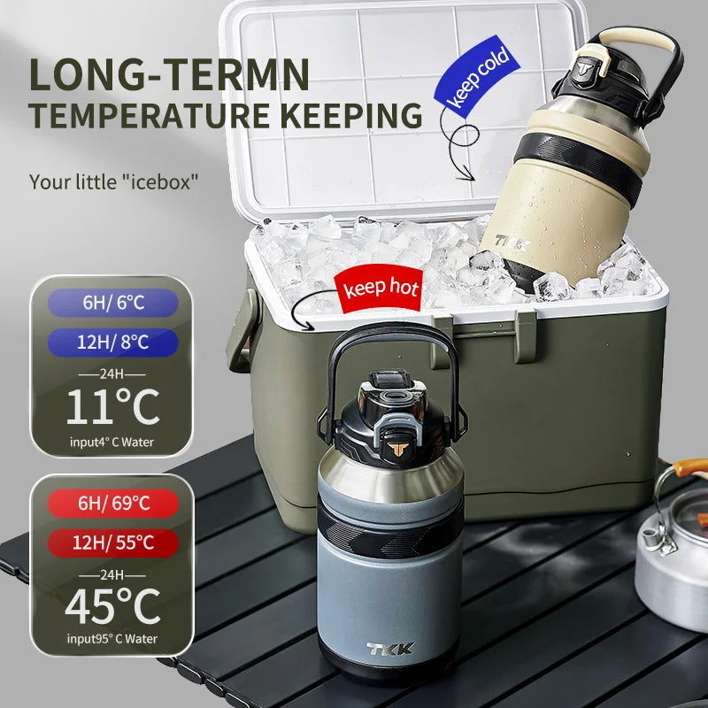 TKK Large Capacity Cold Thermal Thermos Tumbler Stainless Steel