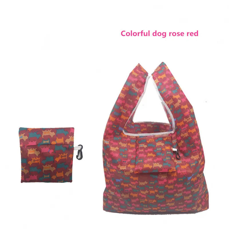 New Magic style Nylon Large Tote Reusable BFDR-dog