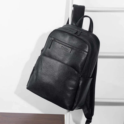 Backpack Genuine Leather Fashion Schoolbag Travel Bag