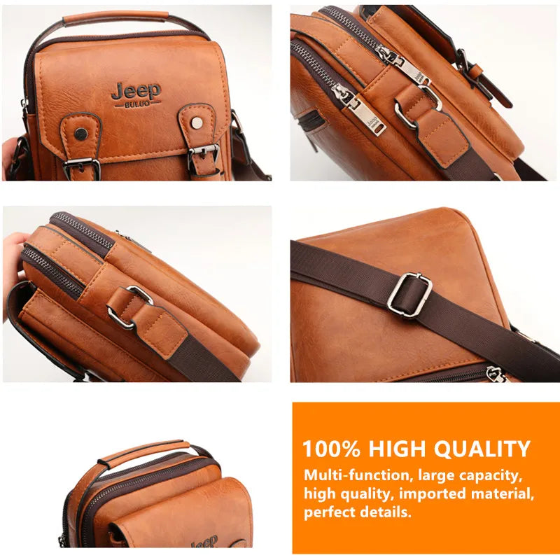 JEEP BULUO Multi-function Business Handbag