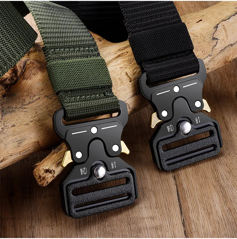 Men's Tactical Multi Function High Quality Marine Corps Canvas Belt