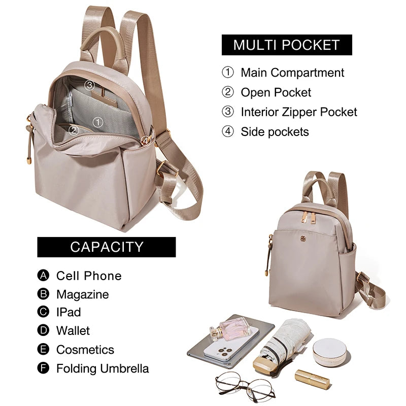 FOXER Small Lady Preppy Style Backpack